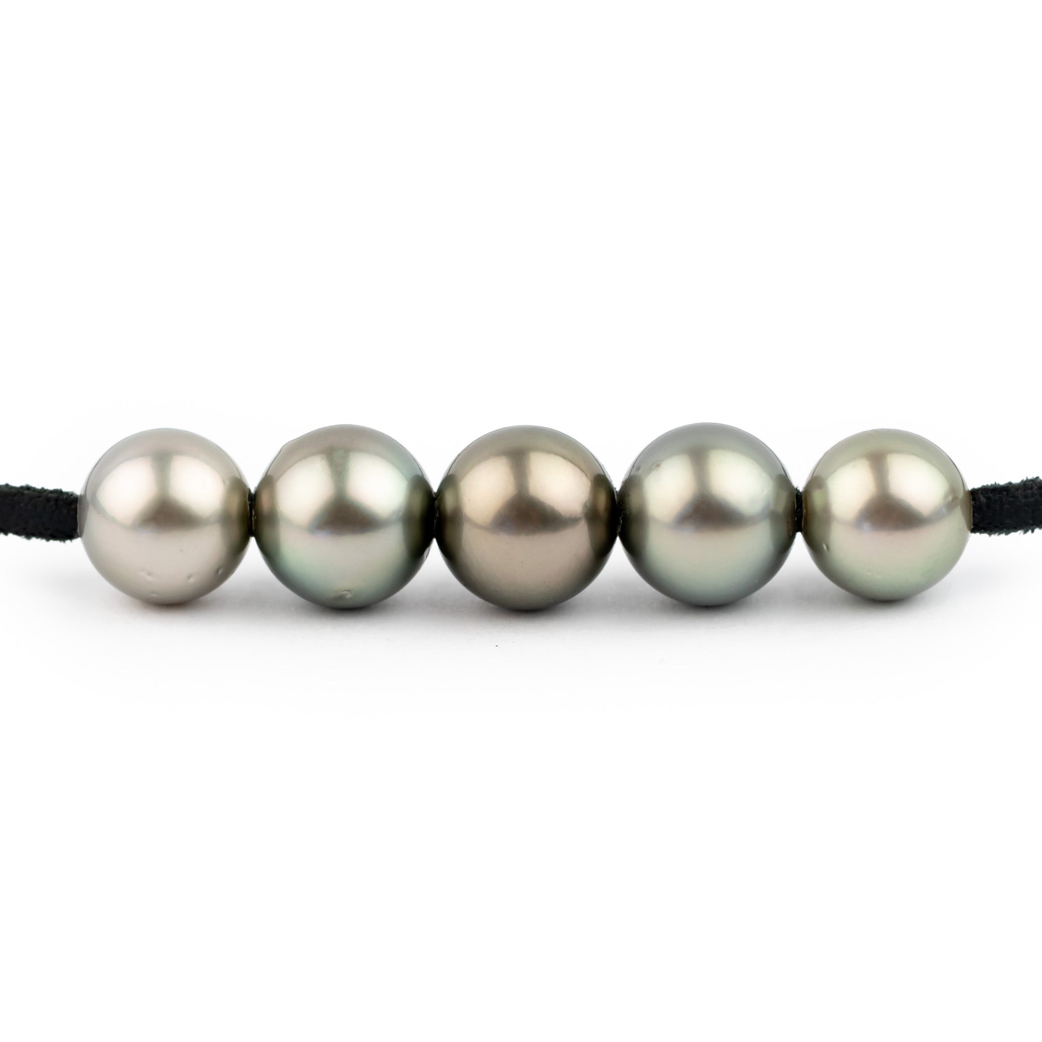 Golden Sands Quintuple 10.1-10.8mm Mana Pearl Necklace