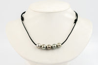 Golden Sands Quintuple 10.1-10.8mm Mana Pearl Necklace