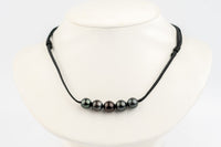Moody Hues Quintuple 10.1-10.7mm Mana Pearl Necklace