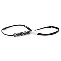 Moody Hues Quintuple 10.1-10.7mm Mana Pearl Necklace
