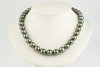 Moonlit Green 10.5-13.4mm Tahitian Pearl Strand