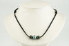 Triple 10.5mm-11.4mm Blue-Black Eimeo Mana Necklace