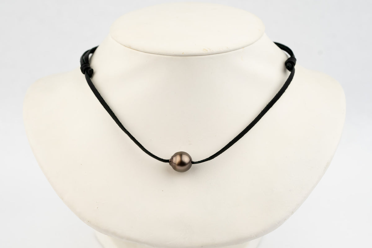 Mocha Glow 11.8mm Baroque Super Mana Necklace