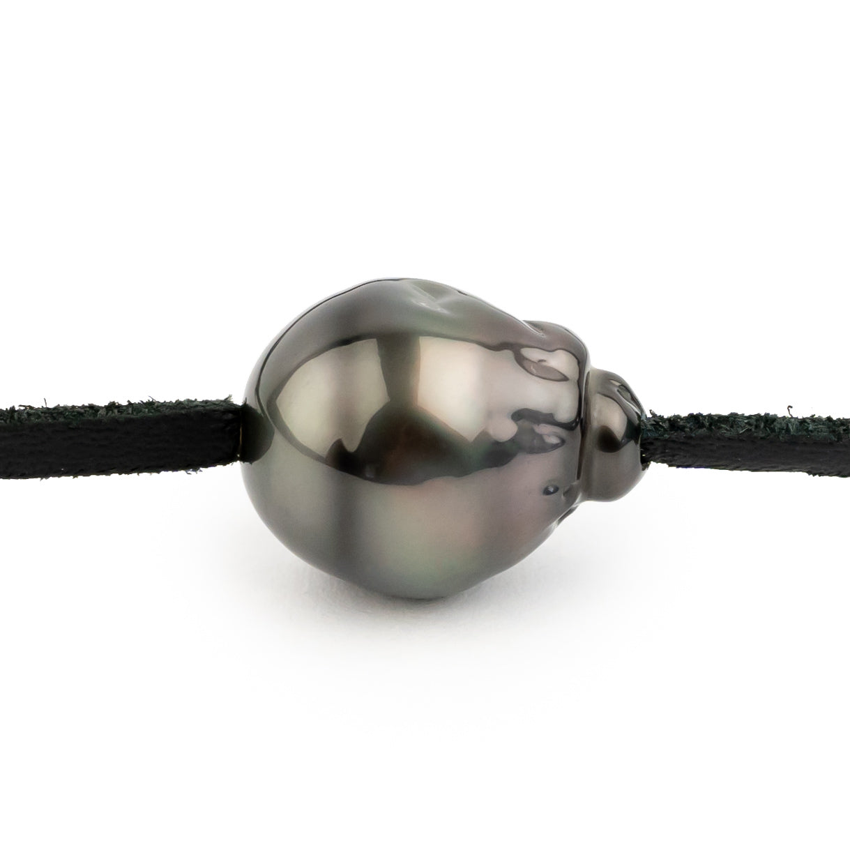 Lava Rock 13.7mm Baroque Super Mana Necklace