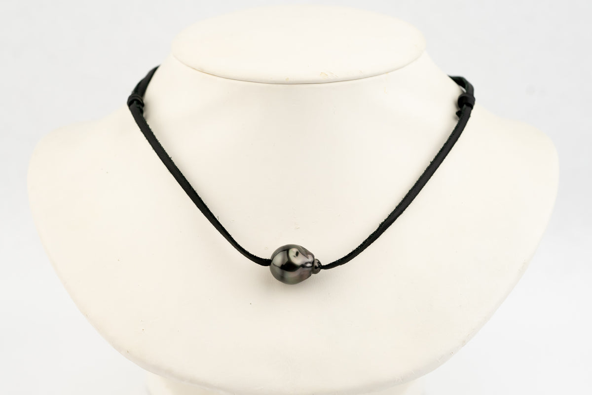 Lava Rock 13.7mm Baroque Super Mana Necklace