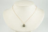 Tahitian Plum Peacock Pearl & Diamond Éclat Necklace on 14KRG