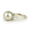 Tahitian Pearl & Diamond Bisou Ring