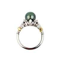 Aqua Pink Acropora Tahitian Pearl Ring