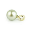 Tahitian Pearl & Diamond 12mm Maia Pendant on 14K Yellow Gold