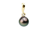 Tahitian Pearl & Diamond Astre Pendant
