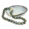 Green Aurora 10-12.3mm Tahitian Pearl Choker Strand