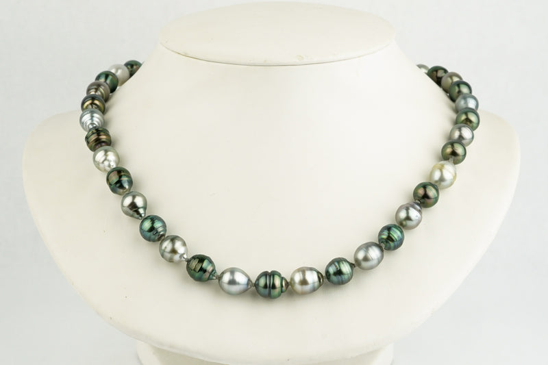 Sea & Sky Circled 9-10.2mm Tahitian Pearl Strand