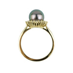 Tahitian Pearl & Diamond Soleil Ring