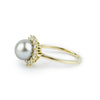 Tahitian Pearl & Diamond Soleil Ring