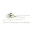 Tahitian Keshi Pearl Sterling Silver Seashell Necklace