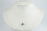 Tahitian Pearl & Diamond Silvery Pink Étoile Necklace on Sterling Silver