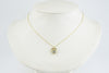 Dainty 14K Gold Heart Tahitian Keshi Pearl Necklace