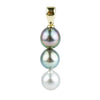 Triple Tahitian Pearl Pendant