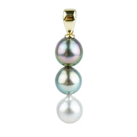 Triple Tahitian Pearl Pendant