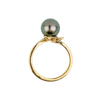 Tiaré 14K Gold Tahitian Pearl Ring