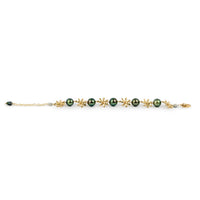 Tiaré 14K Gold Tahitian Pearl Bracelet