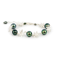 Tiaré Sterling Silver Tahitian Pearl Bracelet