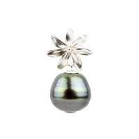 Tiaré Sterling Silver Tahitian Pearl Pendant