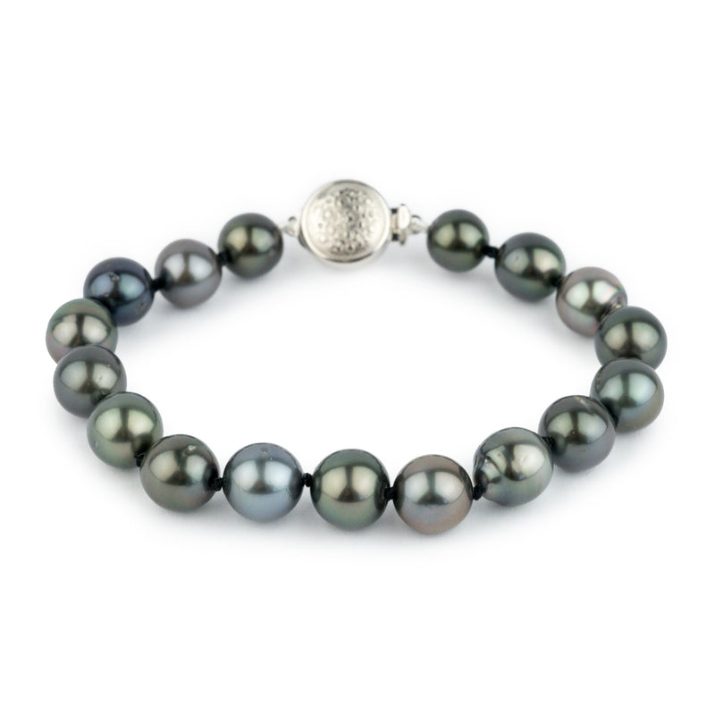 Midnight Sky 8.7-10mm Tahitian Pearl Bracelet