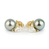 Tahitian Pearl & Diamond Sirène Earrings