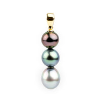 Triple Tahitian Pearl Pendant