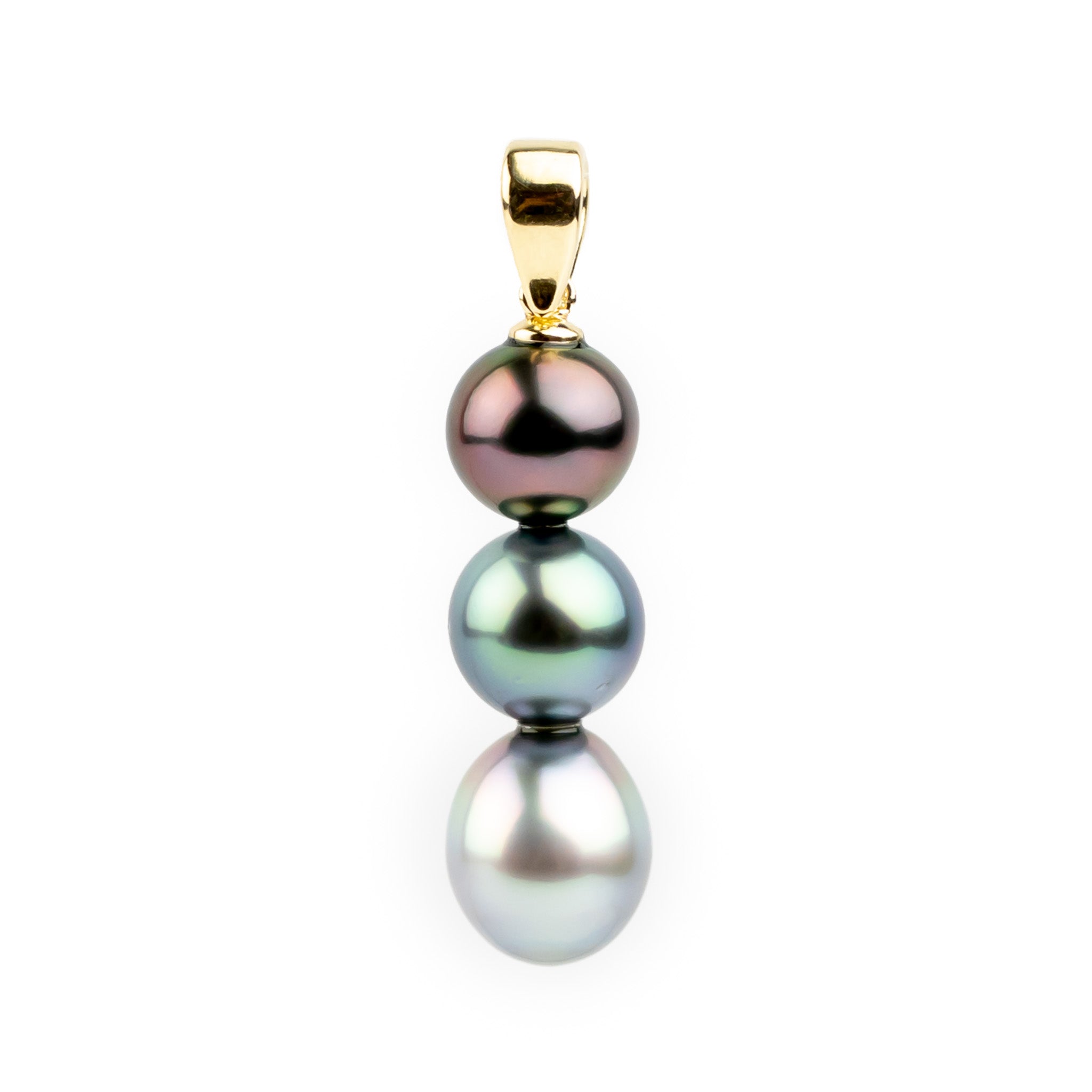Triple Tahitian Pearl Pendant