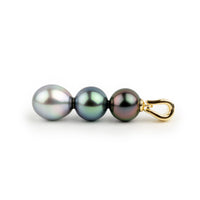 Triple Tahitian Pearl Pendant