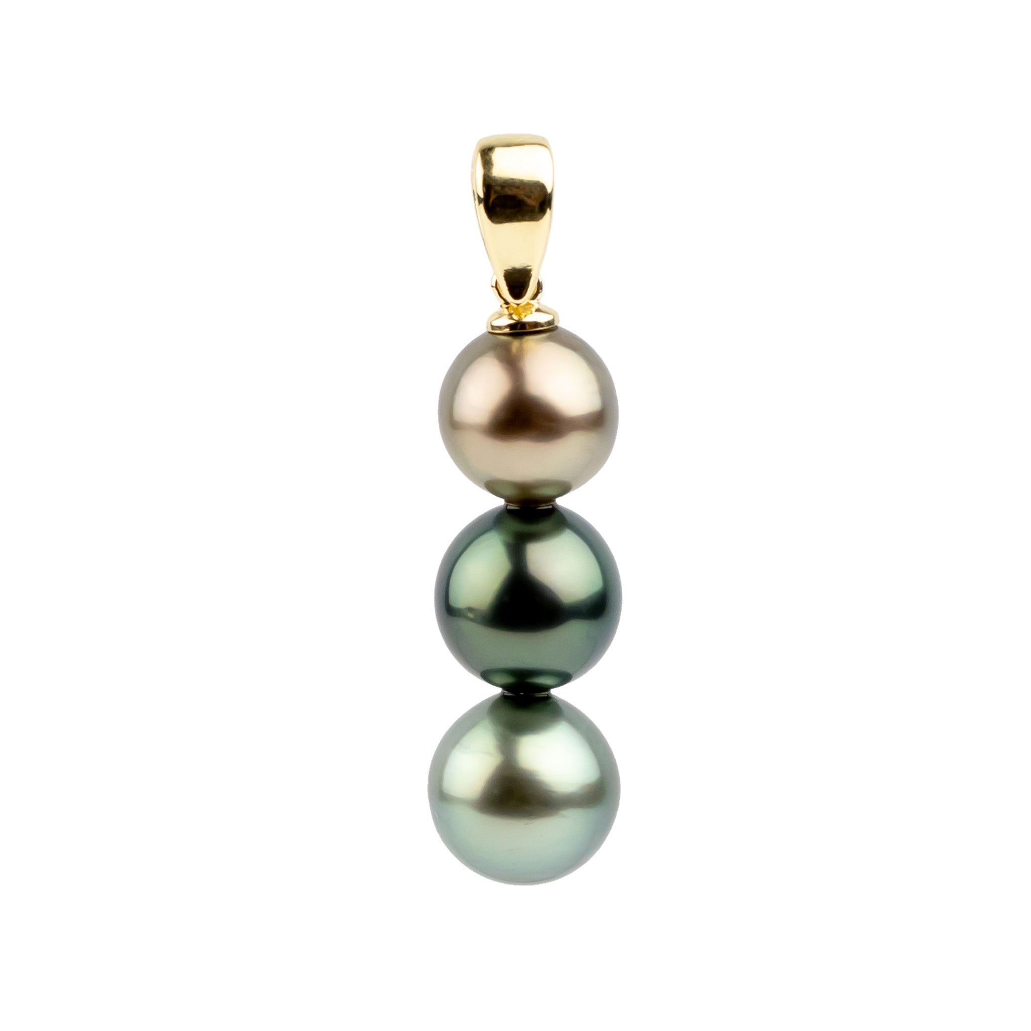 Triple Tahitian Pearl Pendant
