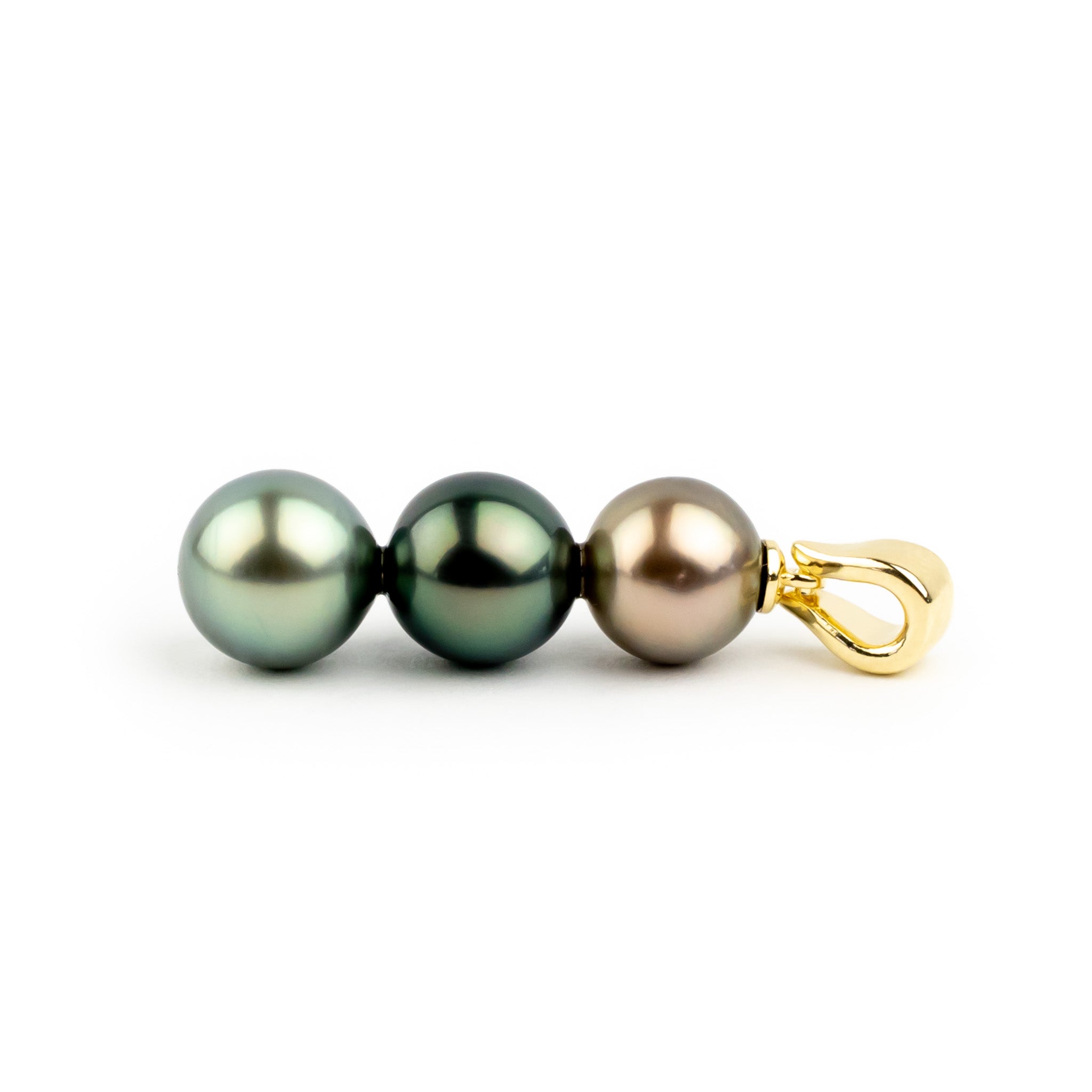 Triple Tahitian Pearl Pendant