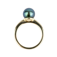 Tahitian Pearl & Diamond Belle Ring