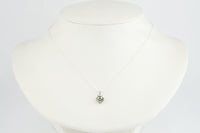 Tahitian Keshi Pearl Sterling Silver Seashell Necklace