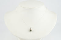 Multi-Colorful 9mm Tahitian Pearl I'a Necklace on Sterling Silver