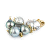 Sky Blue Circled Tin-Cup Tahitian Pearl Bracelet
