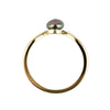 Tahitian Keshi Pearl & Diamond Sunrise Ring