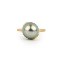 Pastel Green Tahitian Pearl Alizé Ring