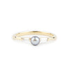 Tahitian Keshi Pearl & Diamond Mahana Ring