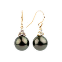 Tahitian Pearl & Diamond Raiana Earrings
