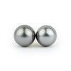 Lavender-Pink 9.2-9.5mm Tahitian Pearl Stud Earrings
