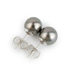 Lavender-Pink 9.2-9.5mm Tahitian Pearl Stud Earrings