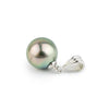Pink Peacock 10.5mm Tahitian Pearl Pendant on Sterling Silver