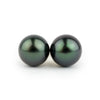 Tropical Midnight 10.6mm Statement Pearl Stud Earrings