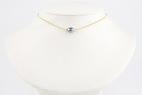 Tahitian Keshi Pearl Chain Choker Necklace on 14/20 Gold Filled