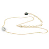 Tahitian Keshi Pearl Chain Choker Necklace on 14/20 Gold Filled