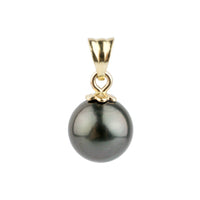 Petite Midnight 8.5mm Tahitian Pearl Pendant