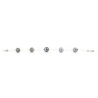 Periwinkle Dream Tin-Cup Tahitian Pearl Bracelet on Sterling Silver